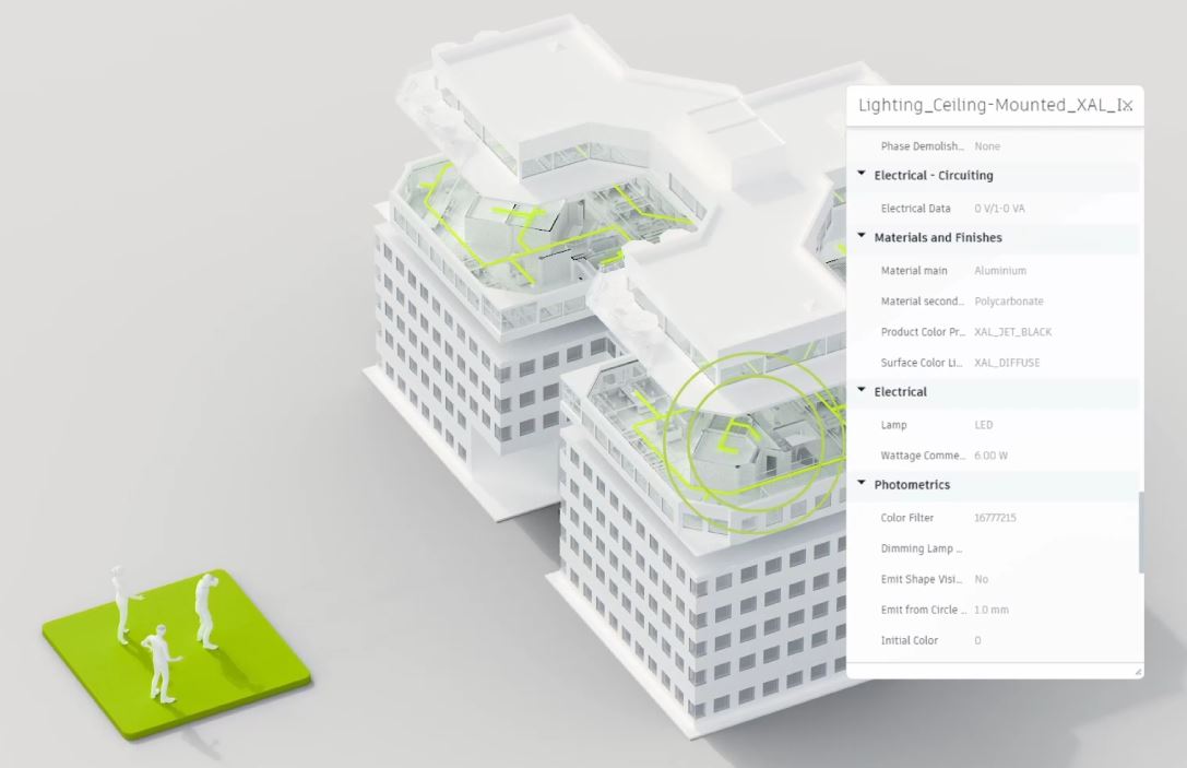 Example of a BIM model, created by Mobius At Work