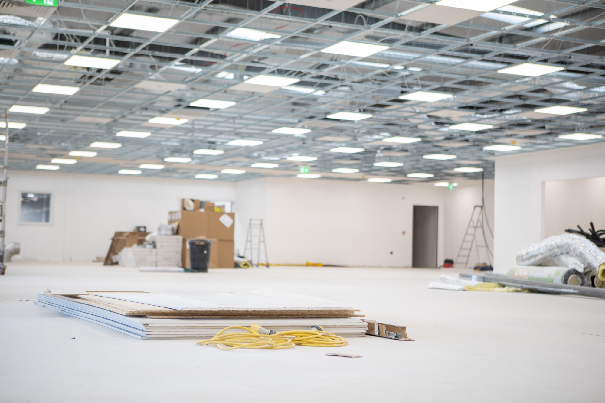 Large empty office before fit-out