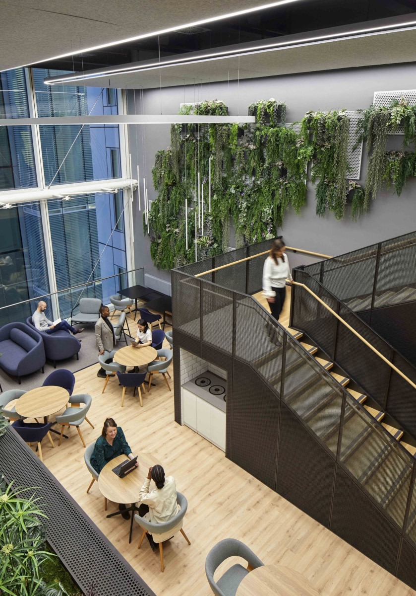 BT Birmingham Office Living Wall