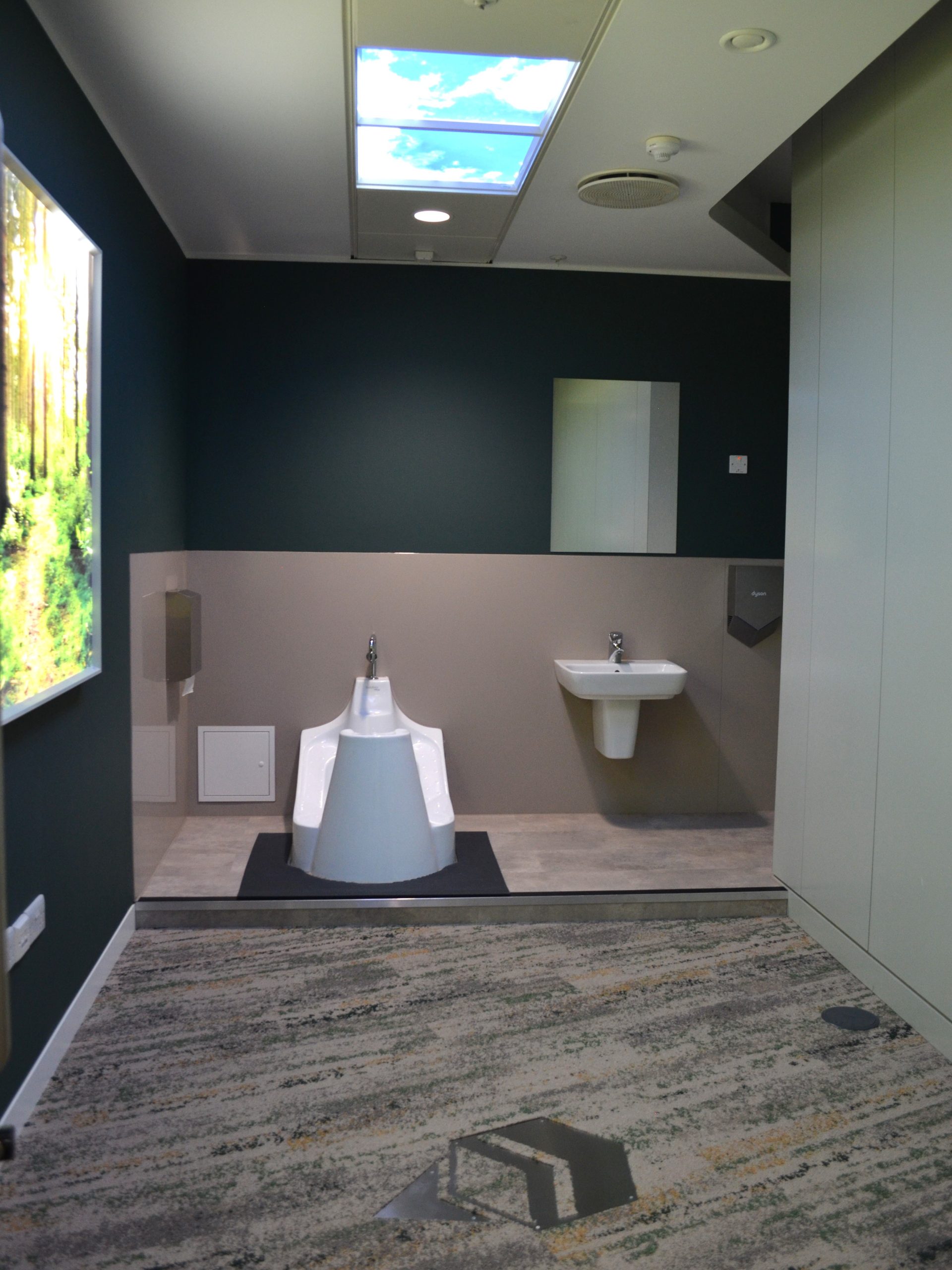 Faith room: Calming tones and prayer-focused amenities